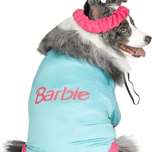 New Aerobics Barbie Pet Dog Halloween Costume Outfit Size Medium - Picture 2 of 6